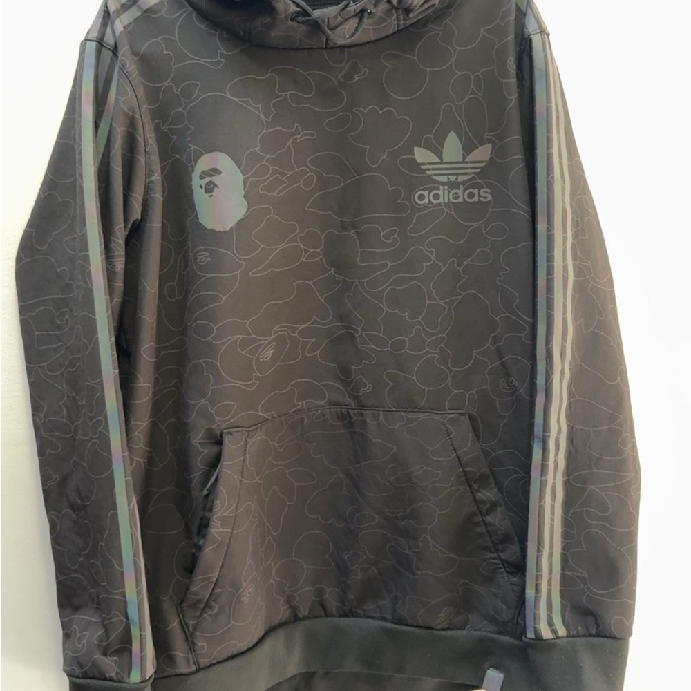 Bape x Adidas Black Hoodie